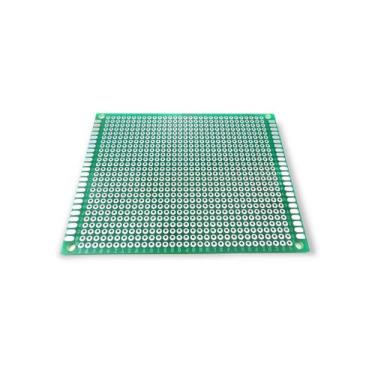 Imagem de Pcb Placa Fenolite Perfurada 5x7 Cm Dupla Face - no-brand