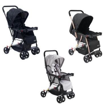 Imagem de Carrinho de Bebê Com Alça Reversível YouTurn Maxi Baby, Cinza