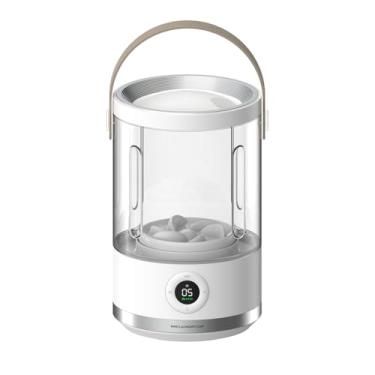 Imagem de Lavadora portátil Laudry Mini máquina de lavar recarregável sem fio 1,2 L para meias íntimas, design compacto, leve, fácil de transportar e organizar, silencioso e baixo consumo de energia (branco)