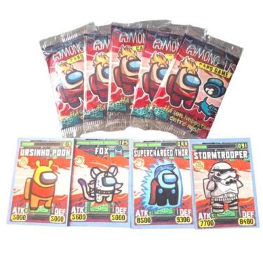 Imagem de 200 Cards Among Us 50 Pacotinhos Com 4 Cartas Cada - Império Games