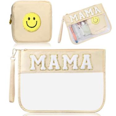 Imagem de Set de presente, bolsa de maquiagem Hillban Mama para hospital, imperm