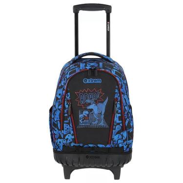 Imagem de Mochila Xtrem Com Rodinhas Escolar Trolley Cross 398 Dino