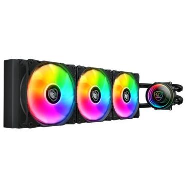 Imagem de Water Cooler Cougar Poseidon Elite 360, ARGB, 360mm, Intel-AMD, Black 