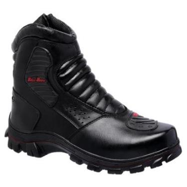 Imagem de Bota Motociclista Masculina Couro Cano Alto Dia a Dia-Masculino