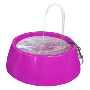 Imagem de Bebedouro para Gatos e Cães Automático, Fonte de Água com Capacidade de 1,2 Litros e Funcionamento Bivolt para Pets(Rosa)