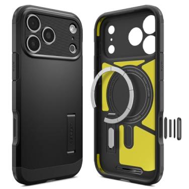 Imagem de Capa Spigen para iPhone 17 Pro Max, Tough Armor T [MagFit] projetada para Apple iPhone 17 Pro Max - Preta
