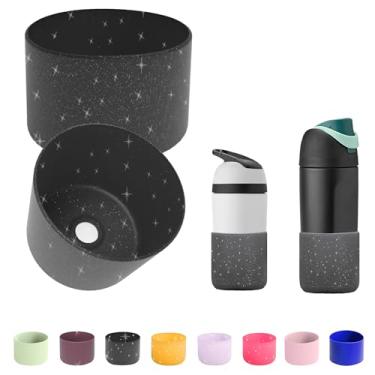 Imagem de 2 peças de bota de silicone para garrafa de água Owala 14/453.6 g 680.4 g 947.2 g 1,134 g, protetor de amortecedor inferior de manga protetora antiderrapante para garrafas de água FreeSip, Twist e