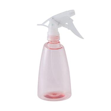 Imagem de HOIIPAAAA Garrafas de spray de 500 ml, regador de plástico, multicolorido, para irrigação de jardim, frasco pulverizador (rosa a)
