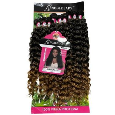 Imagem de Cabelo Cacheado Noble Lady Fibra Proteína Entrelace - bbless, 1b27
