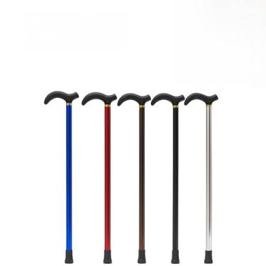 Imagem de Bengala, Bengala para Idosos Ortopédica Ajustável Alumínio Leve Cajado para Caminhada Bengalas Anatômica Antiderrapante(ALEATORIO)