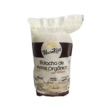 Imagem de Bolacha De Arroz Orgânico Com Linhaça Macrokant 95 g