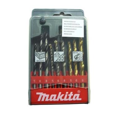 Imagem de Kit Broca Combinada Makita 9 Peças