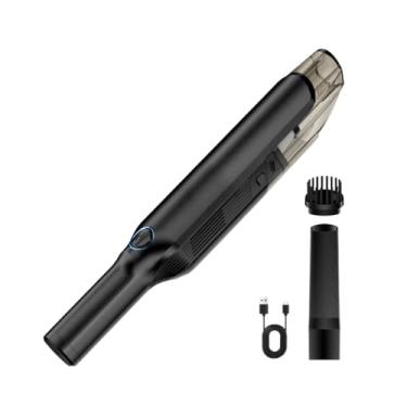 Imagem de Aspirador portátil sem fio, aspirador de pó de carro, aspirador de pó de sucção forte e espanadores de ar comprimido, mini soprador de mão portátil sem fio para casa, carro