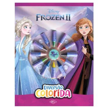 Imagem de Livro De Pintura Diversão Colorida Frozen Ii D2509 - Dcl