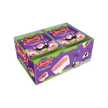Imagem de 12 Pacotes Bala de Gelatina Minidentes De Vampiro Cítricos 15g - Docil