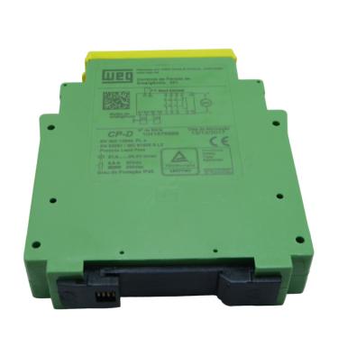 Imagem de Rele Controle Parada Emergência Weg Cp-D 24v Reset Manual Serve R55 R75 Nr-10