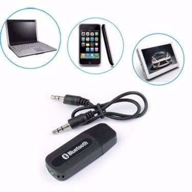Imagem de Adaptador Receptor Bluetooth Usb Musica Carro P2