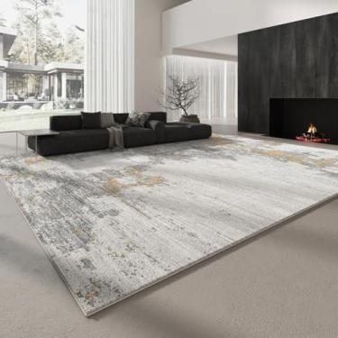 Imagem de Sala de estar, Quarto, Varanda, Fácil de limpar, Sem queda de cabelo, Carpete de textura macia, Decoração para casa (140 x 200 cm 55 x 80 polegadas/SXB-5)