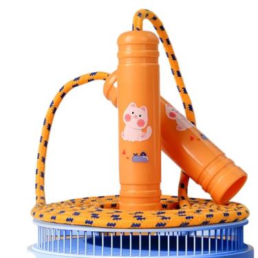 Imagem de Corda de pular para exercícios físicos (aproximadamente 2,7 metros) ajustável, adequada para adultos para casa e academia LCC859-01