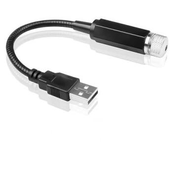 Imagem de Mini projetor de LED estrela, luz noturna azul violeta, luz noturna USB ajustável, lâmpada de teto de teto automática romântica para quarto, carro, teto e decoração de festa