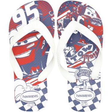 Imagem de Chinelo De Dedo Havaianas Kids Disney Menino, 31/32, Branco