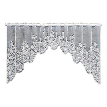 Imagem de Cortina Renda Cozinha Cascata 3,00X1,00 Alt Tulipa Branca - Corti Lest