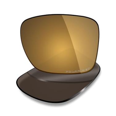Imagem de Mryok Lentes de reposição para óculos de sol Costa Del Mar Mainsail, HD Polarized, proteção UV, resistente a impactos e ajuste perfeito, Bronze dourado espelhado, One Size