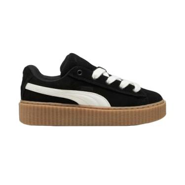 Imagem de PUMA Tênis infantil feminino Creeper Phatty com cadarço casual - preto, Preto, 18