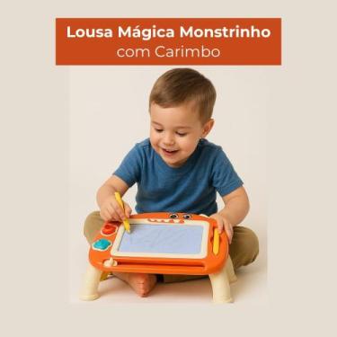 Imagem de Lousa Mágica Monstrinho com Carimbo - Sortida - WELLMIX
