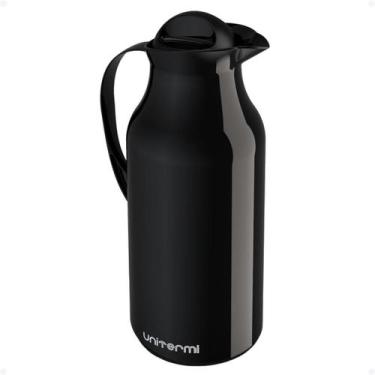 Imagem de Garrafa Térmica Siena 1 Litro Unitermi Café Chimarrão Chá, PRETO