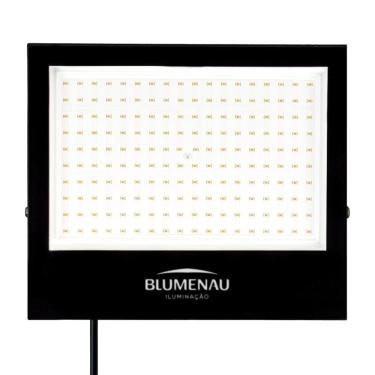 Imagem de Refletor Blumenau De Led Slim 100W Preto Bivolt 4100K