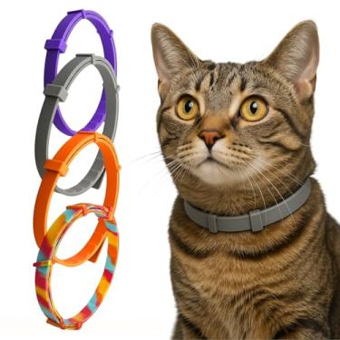 Imagem de Coleira Anti Pulgas e Carrapatos Para Cães e Gatos | À Prova D’Água, 8 Meses de Proteção, Não Alérgica, Silicone Flexível, Resistente, Anti Piolhos e Mosquitos (Cachorro (Grande))