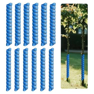Imagem de HOUSEASSIST Protetor de tronco de árvore 2 tamanhos protetor de tronco de árvore espiral protetor de casca de árvore envoltório protetor de casca de árvore envoltório para proteger mudas plantas de