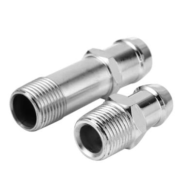Imagem de Snsowed Encaixe de Mangueira de Aquecedor, 2 Peças de Conector de Aço Universal para Bomba de água, 3/4 pol., 5/8 pol., Acessório de Carro Automotivo