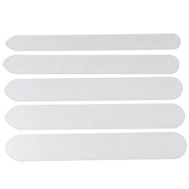 Imagem de HEEPDD Modelo de Furador de Cinto, 5 Peças de Ferramenta Artesanal de Couro Com PVC Translúcido para Medição Precisa, Leve para Fazer Alça de Cinto DIY 25 30 35 38 40mm