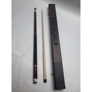 Imagem de Teekerwang Taco de sinuca 147.3 cm 19 567.0 g 2 peças com ponta de 12,5 mm, taco de bilhar canadense Maple Pro, para adultos/iniciantes/jogadores profissionais. (Cabo de tinta de veludo vermelho-02