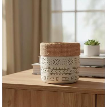 Imagem de Vaso Cachepot Hortência - Decorativo Estilo Boho/Étnico