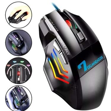 Imagem de Mouse Gamer Rgb Com Iluminação Led