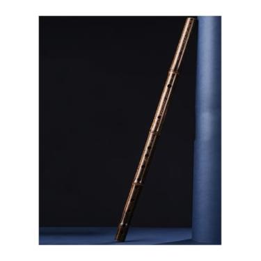 Imagem de Flauta de bambu profissional roxo para iniciantes e adultos tocando instrumento de flauta transversal (tecla C-C)