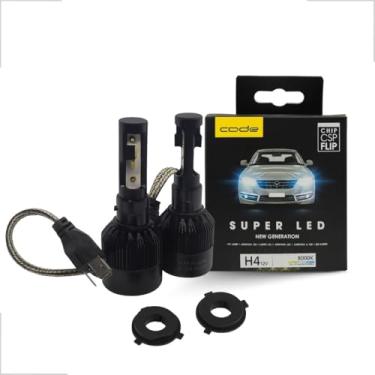 Imagem de Par Lâmpada Super Led H4 8000k 12v Alto Baixo