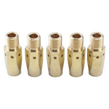 Imagem de ChamIxx 5X adaptadores MIG Tip Difusor de gás 169728 169-728 compatível com pistola de solda Miller M25 M40