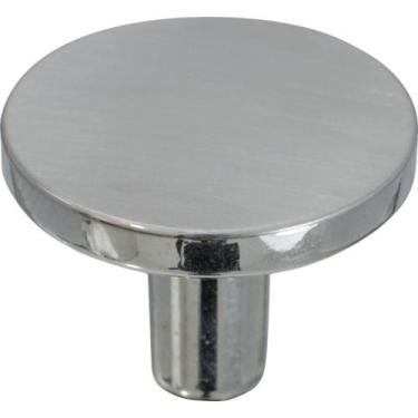 Imagem de Puxador Ruiz 191 Ponto Redondo Cromado Para Móvel Armários e Gavetas -