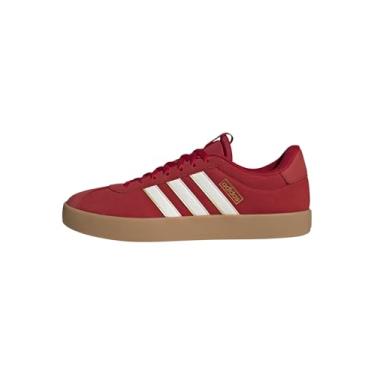 Imagem de adidas Tênis masculino VL Court 3.0, Better Scarlet/Branco/Dourado Metálico, 46