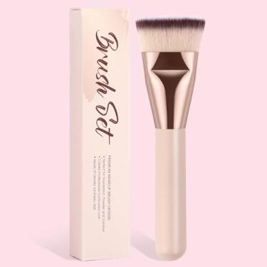 Imagem de 1 pincel ultrafino para base de espátula, adequado para aplicação de base líquida, creme e máscaras de lama (champanhe)