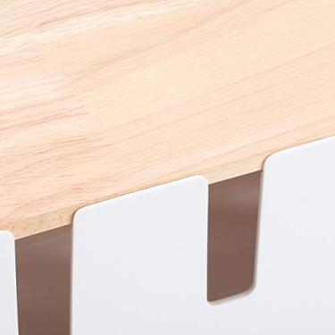 Imagem de ZAWELIYO Organizador de Caixa de Armazenamento de Gerenciamento de Cabos para Mesa Limpa, Caixa Organizadora de Cabo de Alimentação para Mesas de Escritório Doméstico, de Soquete de Madeira ABS +