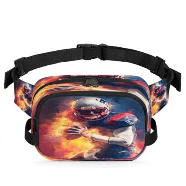 Imagem de Pochete laranja de abóbora de outono para mulheres e homens com alça ajustável, bolsa transversal, bolsa de peito, bolsa tiracolo, Cor 22