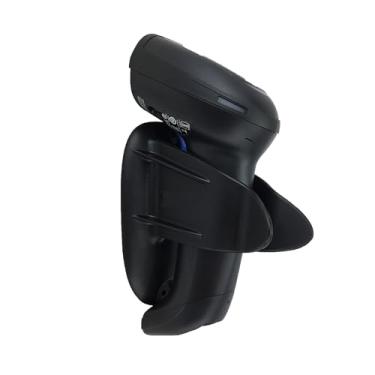Imagem de Kit de scanner de código de barras portátil Datal○gic Gryphon GD4590-BK (códigos 2D, 1D e postais, IP52, preto), inclui suporte multiuso para mesa/parede e cabo USB