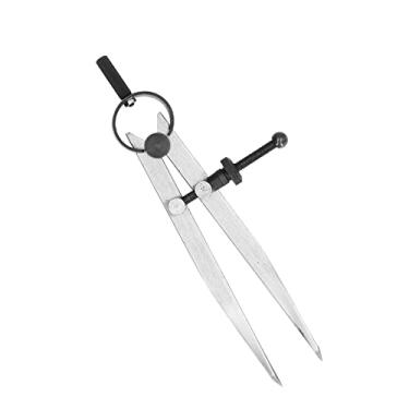 Imagem de Generic Pinças Divisoras de Asa de Couro Ajustáveis ​​com Porca de Mola para Escrita e Marcação Precisas, Alta Precisão para Superfícies de Madeira, Plástico e Metal (125mm)