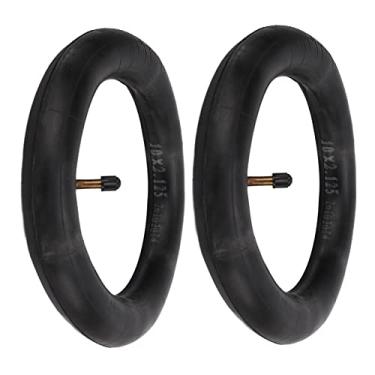 Imagem de Generic Conjunto de Tubo Interno de Borracha Butílica 10x2,125 Com Ferramenta para Pneus, Atende Totalmente à Pressão de Ar Padrão Internacional, Ideal para Scooters e Pneus de Bicicleta, Pacote Com 2