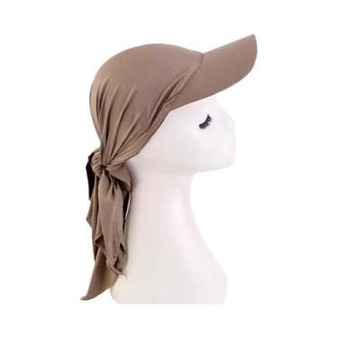 Imagem de Touca Instantânea Para Mulheres, Boné Muçulmano, Lenço Voile, Bandana,